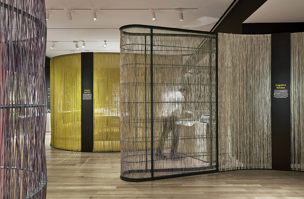 Exhibit of work of walls and work descriptions